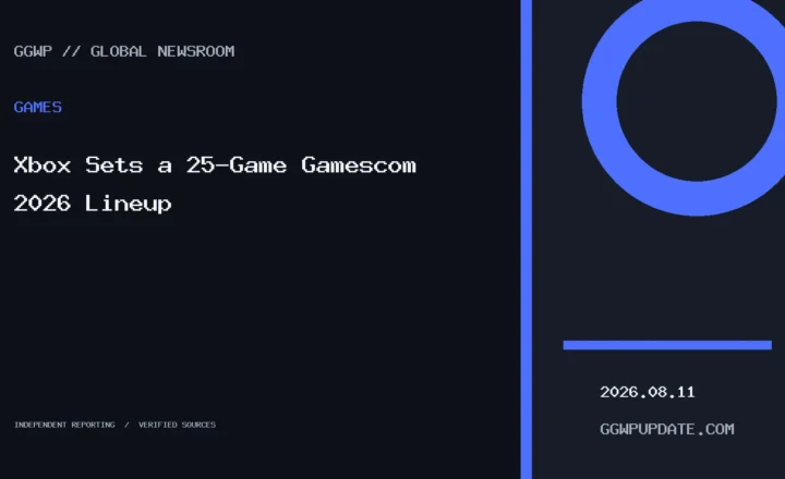 Xbox Sets a 25-Game Gamescom 2026 Lineup