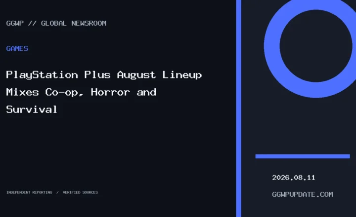PlayStation Plus August Lineup Mixes Co-op, Horror and Survival